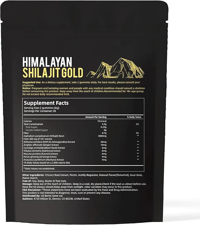Cured - Pure Himalayan Shilajit Gummies