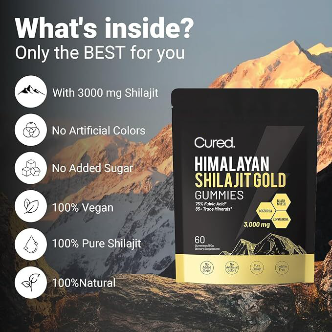 Cured - Pure Himalayan Shilajit Gummies