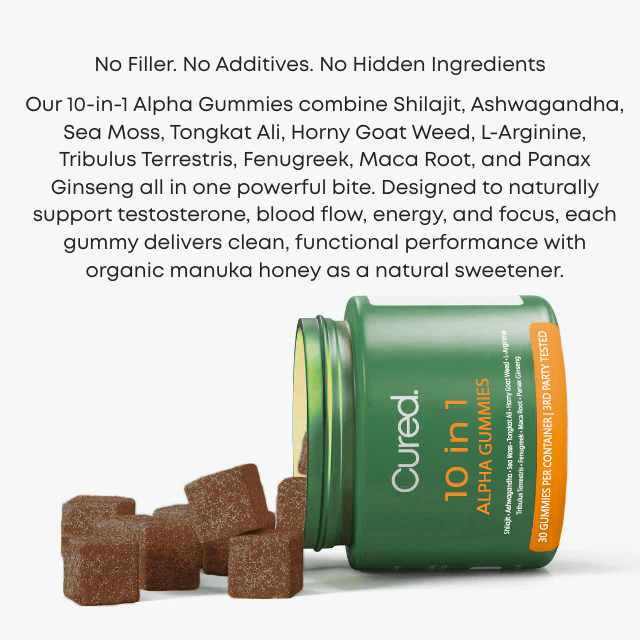 Cured® 10-in-1 Alpha Gummies