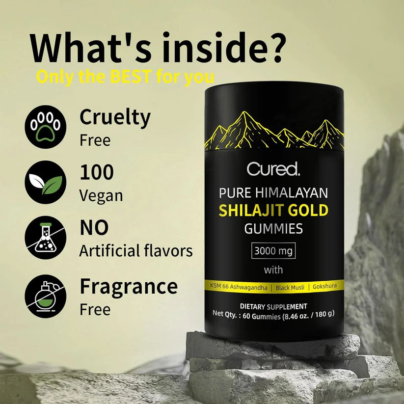Cured - Himalayan Pure Shilajit Gummies