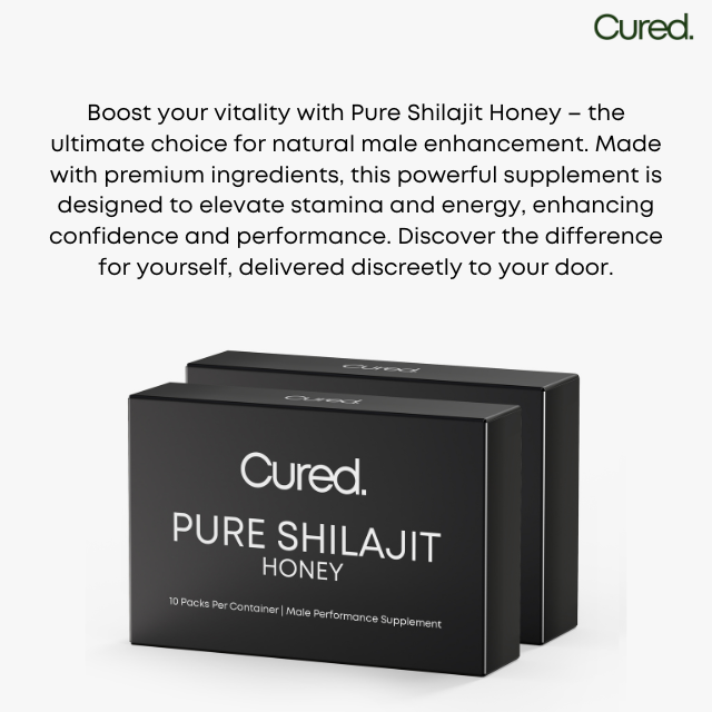 CURED® Pure Shilajit Honey