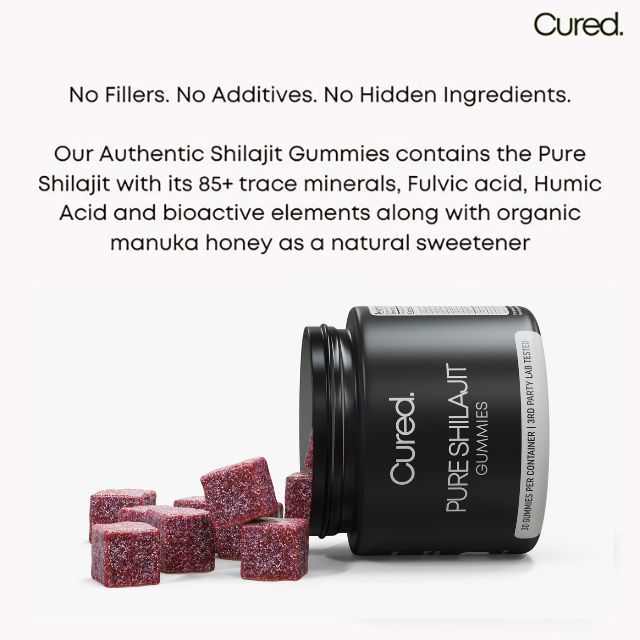 CURED® Pure Shilajit Gummies