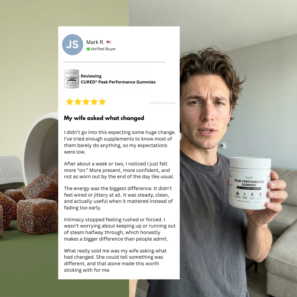 Cured® Peak Performance Gummies