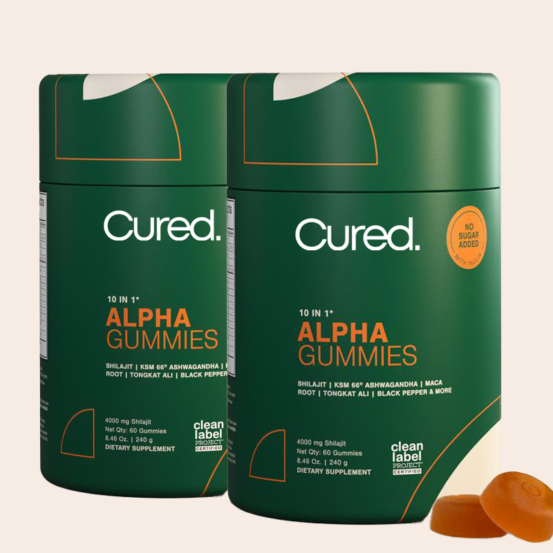 Cured - 10-in-1 Alpha Gummies Pack of 2 (one time offer)